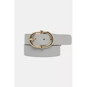 Answear Lab curea de piele culoarea gri imagine