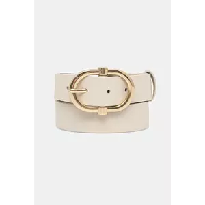 Answear Lab curea de piele culoarea bej imagine