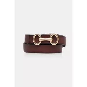 Answear Lab curea de piele culoarea maro imagine