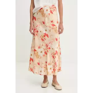 Answear Lab fusta culoarea bej, maxi, evazati imagine