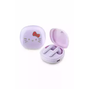 Hello Kitty căști in-ear fără fir Hello Kitty O Glossy Finish culoarea violet imagine