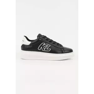 Karl Lagerfeld sneakers din piele KAPRI MENS culoarea negru, KL52535A imagine