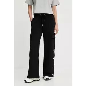 MICHAEL Michael Kors pantaloni culoarea negru, fason cargo, high waist, MT530VOE45 imagine