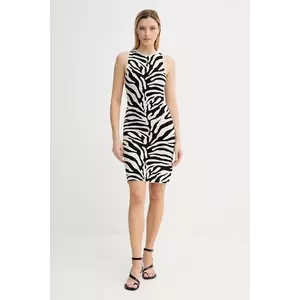 Gestuz rochie culoarea negru, mini, mulată, 10910342 imagine