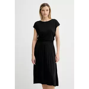 Marc O'Polo rochie culoarea negru, midi, evazați, 506212359111 imagine