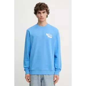 Tommy Jeans hanorac de bumbac cu imprimeu, DM0DM21640 imagine