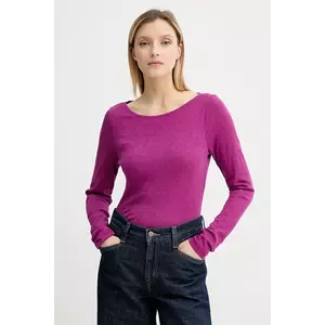 Marc O'Polo longsleeve din bumbac culoarea roz, 506226152199 imagine