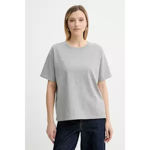 American Vintage tricou din bumbac culoarea gri, FIZ02A imagine