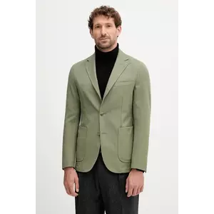 BOSS sacou din lână culoarea verde, 50546055 imagine