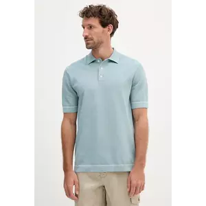 Hackett London polo de bumbac uni, HM7000005 imagine