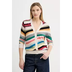 PS Paul Smith cardigan din lână culoarea bej, light, W2R-588N-T31328 imagine