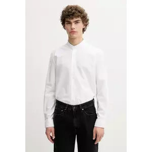 Marc O'Polo cămașă din bumbac culoarea alb, cu guler stand-up, regular, 526731142308 imagine