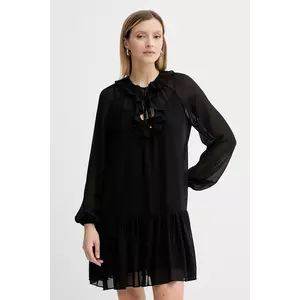 MICHAEL Michael Kors rochie culoarea negru, mini, drept, MT581DQ7R3 imagine