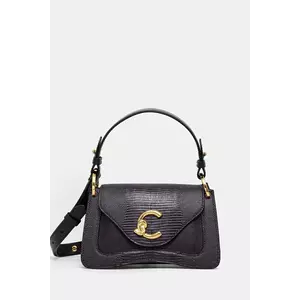 Coccinelle poșetă de piele COCCINELLE C-ME BIMATERI. culoarea violet, E1.T1R.18.04.01 imagine