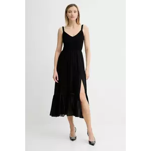 MICHAEL Michael Kors rochie culoarea negru, midi, evazați, MT583467R3 imagine