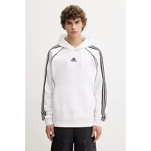 adidas Originals bluză Teamgeist culoarea alb, cu glugă, cu imprimeu, JY6393 imagine