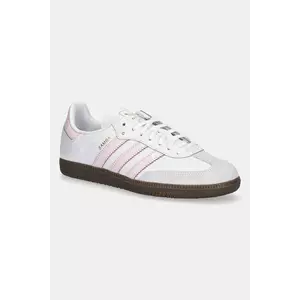 adidas Originals sneakers pentru copii SAMBA OG culoarea alb, JQ2845 imagine