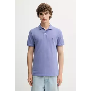 Abercrombie & Fitch tricou polo culoarea violet, uni, KI124-5230 imagine