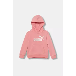 Puma bluză copii ESS No. 1 Logo Hoodie FL PS culoarea roz, cu glugă, cu imprimeu, 684931 imagine