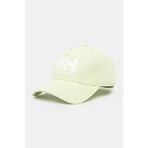 Helly Hansen șapcă de baseball din bumbac Czapka Helly Hansen HH Ball Cap 67434 001 culoarea galben, cu imprimeu imagine