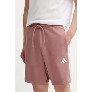 adidas pantaloni scurți 3-Stripes culoarea portocaliu, JY1556 imagine