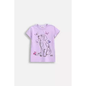 Coccodrillo tricou culoarea violet, EVERYDAY GIRL imagine