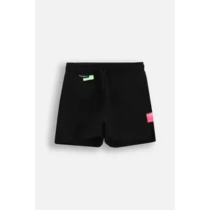 Coccodrillo pantaloni scurți culoarea negru, talie reglabilă, INSIDE OCEAN GIRL JUNIOR imagine