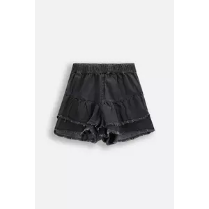 Coccodrillo pantaloni scurți culoarea negru, TROPICAL STORY GIRL JUNIOR imagine