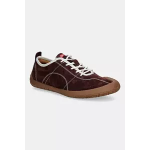 Camper sneakers din piele intoarsă Peu Path culoarea bordo, K201815-003 imagine