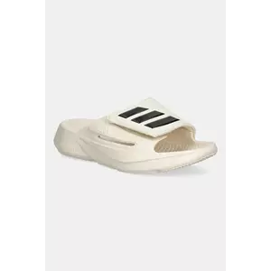 adidas papuci Lightblaze Slide culoarea bej, cu platformă, JS3586 imagine