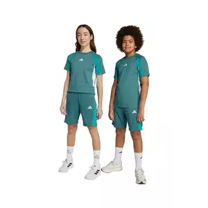 adidas pantaloni scurți copii culoarea verde, cu imprimeu, talie reglabila, JM1626 imagine