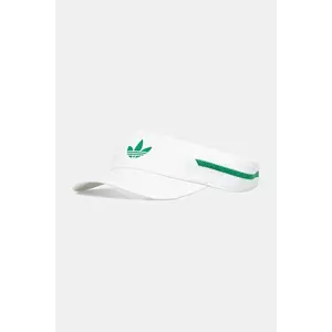 adidas Originals șapcă cozoroc Visor Clima OG culoarea alb, cu imprimeu, JX8838 imagine