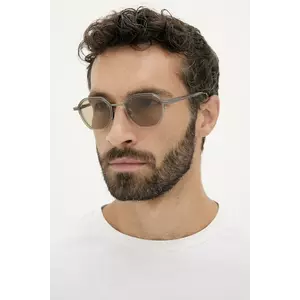 Zegna ochelari de soare bărbați, culoarea bej, EZ0259_5045E imagine