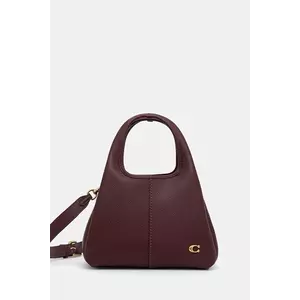 Coach poseta de piele culoarea maro imagine