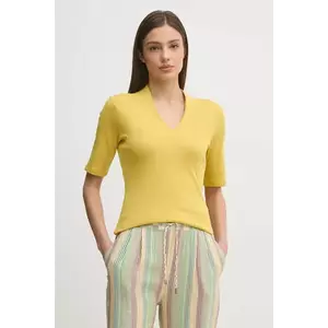 United Colors of Benetton tricou din bumbac culoarea verde, 3GA2D400U imagine