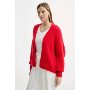 American Vintage cardigan din amestec de lana culoarea bej, călduros imagine