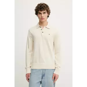 Tommy Jeans pulover de bumbac culoarea gri, DM0DM20304 imagine