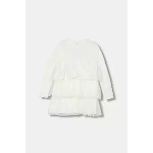 Jamiks rochie fete ADEL culoarea bej, mini, evazați, JZI224 imagine