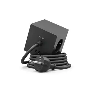 Avolt cub de încărcare magnetic Square 1, 3 m Stockholm Black culoarea negru imagine