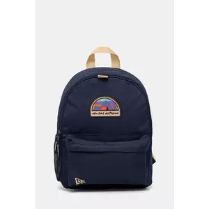 New Era rucsac culoarea bleumarin, mic, cu imprimeu, 60667095 imagine