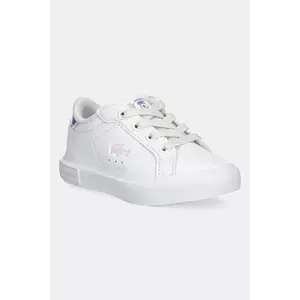 Lacoste sneakers pentru copii culoarea alb, 47SUI0013 imagine
