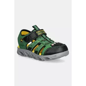 Skechers sandale copii S LIGHTS-HYPNO-SPLASH-TRACTO culoarea verde, 407070L imagine