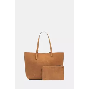 Marc O'Polo geantă de mână din piele întoarsă culoarea maro, 50611950301304 imagine