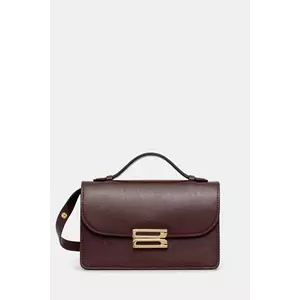 Victoria Beckham poșetă de piele culoarea bej, B424AAC005976A imagine