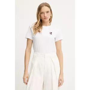 BOSS Orange tricou din bumbac culoarea alb, 50545288 imagine