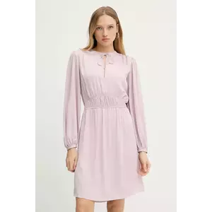 BOSS Orange rochie culoarea roz, mini, evazati, 50544038 imagine