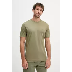 BOSS tricou din bumbac culoarea verde, uni, 50468347 imagine