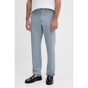 BOSS Green pantaloni culoarea bleumarin, drept, 50534303 imagine