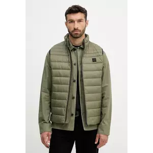 BOSS Orange vestă culoarea bleumarin, de tranziție, 50530966 imagine