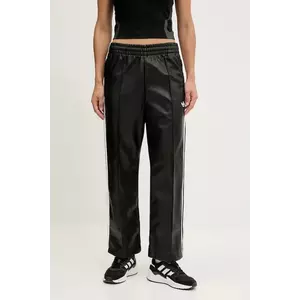 adidas Originals pantaloni Pride x Jeremy Scott culoarea negru, lat, high waist, JY2015 imagine